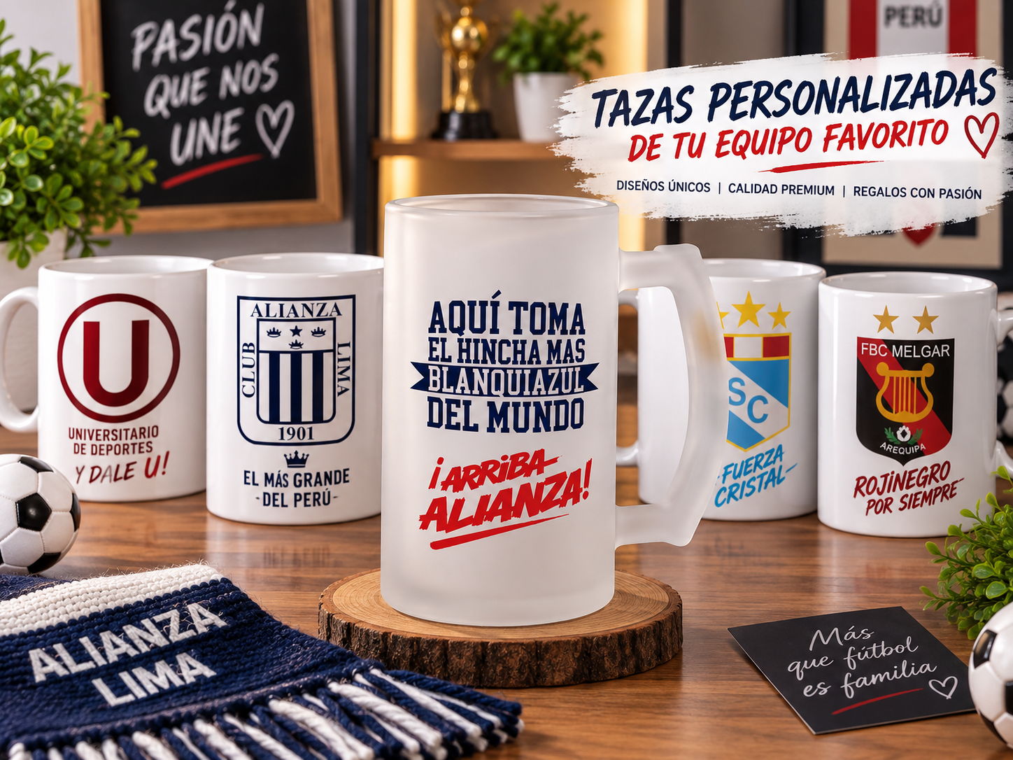 Tazas de fútbol